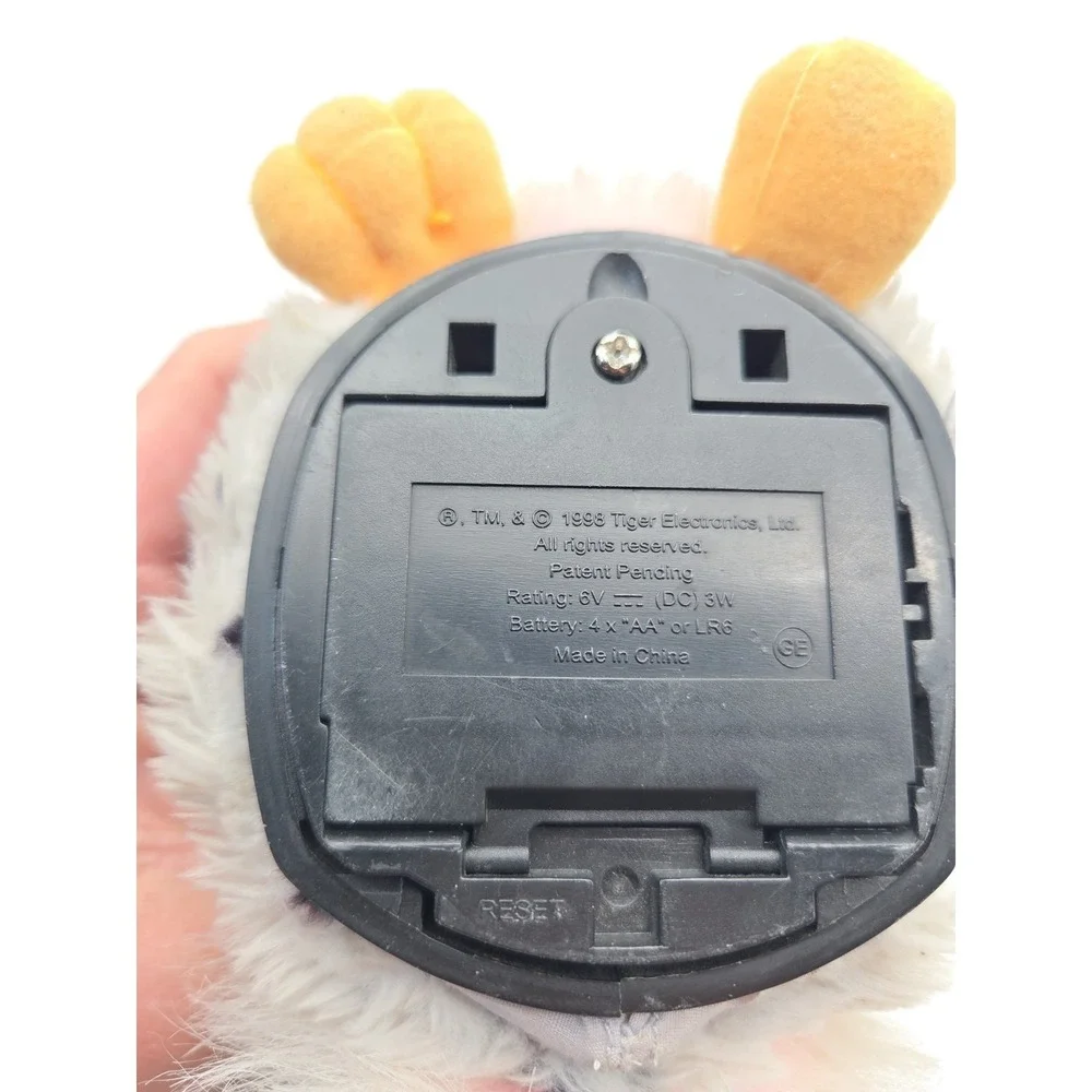 Vintage 1998 Grey Leopard Furby Tiger Electronics Model 70-800 Working